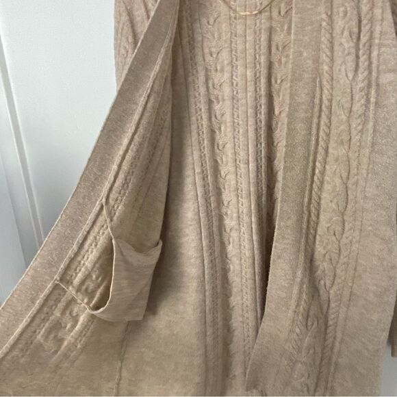 Banana Republic‎ Women’s Cardigan Duster Cable Knit Merino Wool Blend  Medium - Picture 8 of 12